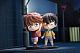 GOOD SMILE ARTS Shanghai Detective Conan Qset+ Edogawa Conan & Haibara Ai Plastic Figure gallery thumbnail