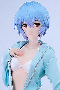 GOOD SMILE COMPANY (GSC) Rebuild of Evangelion POP UP PARADE BEACH QUEENS Ayanami Rei L size Plastic Figure