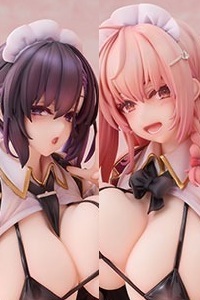SHOWMON Kohou Miya & Otsuhane Fuwari Zen-nenrei-ban 1/5 Plastic Figure