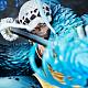 MegaHouse Portrait.Of.Pirates ONE PIECE WA-MAXIMUM Shi no Gekai Trafalgar Law Kakusei Plastic Figure gallery thumbnail
