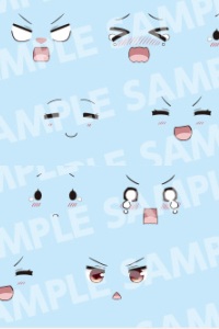 KOTOBUKIYA Sousei Shoujo Teien Customized Face & Decal Set Vol.8 [Raguhono Erika Design Koishikawa Emma-you A] 1/10 Plastic Kit