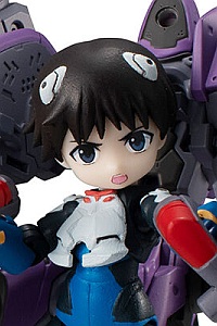 MegaHouse Desktop Army Evangelion Shin Gekijoban Ikari Shinji & EVA-01 Action Figure (Re-release)