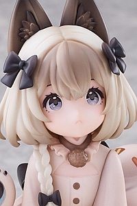 RIBOSE DLC Series Tea Time Cats x Jam-neko Azuki-san Yuujou Collabo Gentei Set Plastic Figure