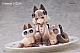 RIBOSE DLC Series Tea Time Cats x Jam-neko Azuki-san Yuujou Collabo Gentei Set Plastic Figure gallery thumbnail
