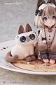 RIBOSE DLC Series Tea Time Cats x Jam-neko Azuki-san Yuujou Collabo Gentei Set Plastic Figure gallery thumbnail