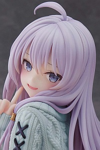 FuRyu F:NEX Majo no Tabitabi Elaina Knit Ver. Repaint BLUE 1/7 Plastic Figure