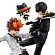 MegaHouse G.E.M. Series Katei Kyoushi Hitman REBORN! Sawada Tsunayoshi & Hibari Kyoya & Reborn Set Plastic Figure gallery thumbnail