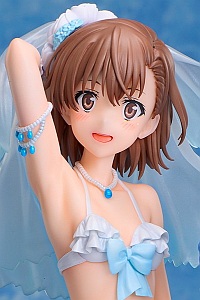A.DIMENSION Toaru Kagaku no Railgun T Misaka Mikoto Wedding Mizugi Ver. 1/7 Plastic Figure