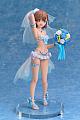 A.DIMENSION Toaru Kagaku no Railgun T Misaka Mikoto Wedding Mizugi Ver. 1/7 Plastic Figure gallery thumbnail
