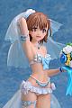 A.DIMENSION Toaru Kagaku no Railgun T Misaka Mikoto Wedding Mizugi Ver. 1/7 Plastic Figure gallery thumbnail