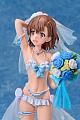 A.DIMENSION Toaru Kagaku no Railgun T Misaka Mikoto Wedding Mizugi Ver. 1/7 Plastic Figure gallery thumbnail