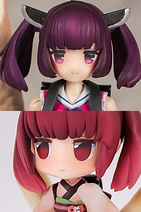 PLUM PMOA PlaFire Tohoku Kiritan Mini-figure Bundle Set 1/12 Plastic Kit