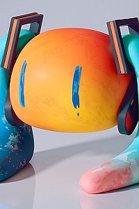 GOOD SMILE COMPANY (GSC) Character Vocal Series 01 Hatsune Miku Artist Collabo Figure Hatsune Miku x Takahashi Maho Miku-chan!! Plastic Figure