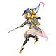 MegaHouse ART WORKS MONSTERS Yu-Gi-Oh! Duel Monsters Ryukishi Black Magician Girl Plastic Figure gallery thumbnail