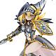 MegaHouse ART WORKS MONSTERS Yu-Gi-Oh! Duel Monsters Ryukishi Black Magician Girl Plastic Figure gallery thumbnail