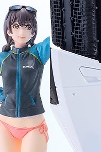 MAX FACTORY PLAMAX MF-97 minimum factory Minori with Honda Sengai-ki BF350 Grand Prix White 1/20 Plastic Figure