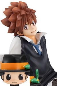 MegaHouse G.E.M. Series Katei Kyoushi Hitman REBORN! Tenohira Tsuna-kun & Reborn Plastic Figure