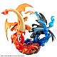 MegaHouse G.E.M.EX Series Pocket Monster Mega Charizard X & Mega Charizard Y Plastic Figure gallery thumbnail