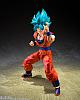 BANDAI SPIRITS S.H.Figuarts Super Saiyan God Super Saiyan Son Goku <Genkai o Koeshi Aoki Chikara> gallery thumbnail
