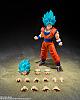 BANDAI SPIRITS S.H.Figuarts Super Saiyan God Super Saiyan Son Goku <Genkai o Koeshi Aoki Chikara> gallery thumbnail