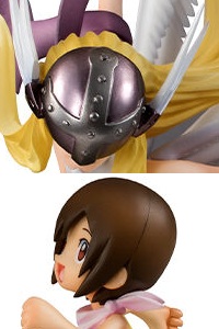 MegaHouse G.E.M. Series Digimon Adventure Angewomon & Yagami Hikari Plastic Figure (2nd Production Run)