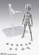 BANDAI SPIRITS S.H.Figuarts Body-kun -Sugimori Ken- Edition Wireframe (Gray Color Ver.) gallery thumbnail