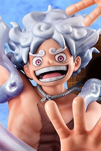 MegaHouse Portrait.Of.Pirates ONE PIECE Evolutionary History Monkey D Luffy "Gear 5" Plastic Figure