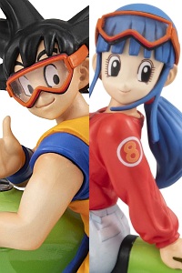 MegaHouse DESKTOP REAL McCOY Dragon Ball Z 05 Son Goku & Chi-Chi -Gentei Fukkoku Shiyou-ban- Plastic Figure