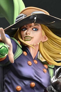 MEDICOS ENTERTAINMENT Super Figure Art Collection Anime Steel Ball Run JoJo's Bizarre Adventure Gyro Zeppeli & Valkyrie Plastic Figure