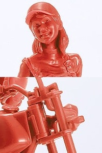 MAX FACTORY PLAMAX MF-103 Rider's portrait Honda FTR 223 Red 1/20 Plastic Kit