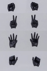 KOTOBUKIYA Megami Device M.S.G 09 Hand Set Black 1/1 Plastic Kit