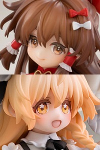 AmiAmi x Reverse Studio Reverse Te no Hira Seirei Touhou Project Hakurei Reimu & Kirisame Marisa Plastic Figure