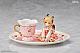 RIBOSE DLC Series Tea Time Cats Orange Cat Plastic Figure gallery thumbnail