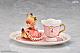 RIBOSE DLC Series Tea Time Cats Orange Cat Plastic Figure gallery thumbnail