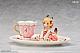 RIBOSE DLC Series Tea Time Cats Orange Cat Plastic Figure gallery thumbnail