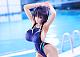 AMAKUNI Swimsuit Silhouette Kenzaki Kasumi Kyouei Mizugi Ver. design by Harukon 1/7 Plastic Figure gallery thumbnail